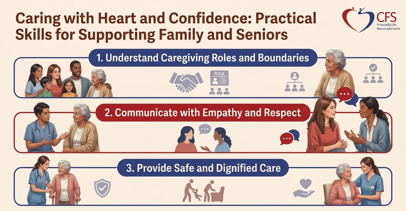 Caring with Heart and Confidence health and wellness H&W course