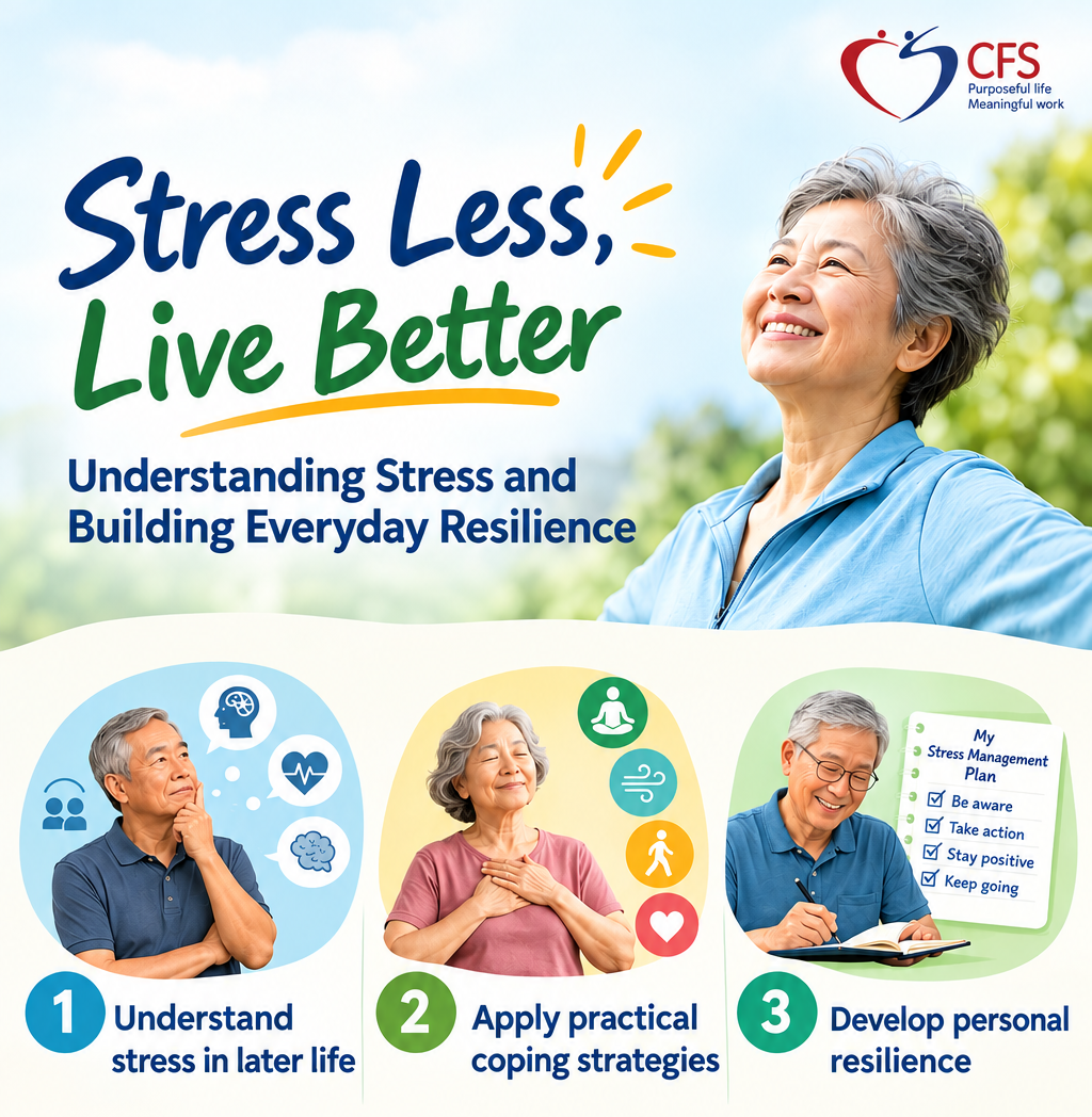 Stress Less Live better Health and wellness H&W course